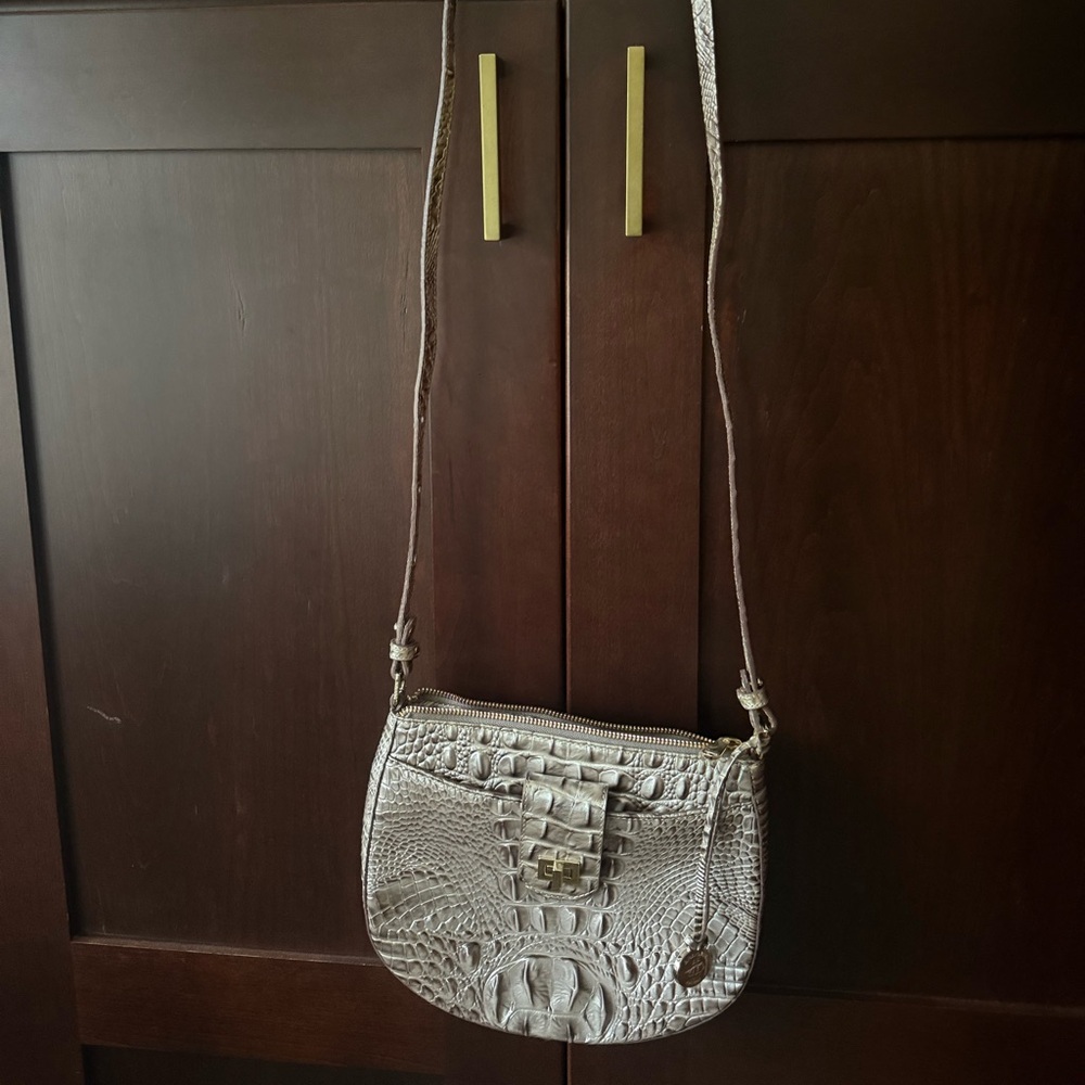 Brahmin Vanessa Chardonnay crossbody purse